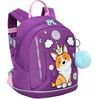 Рюкзак детский GRIZZLY RK-381-2/2 фиолетовый