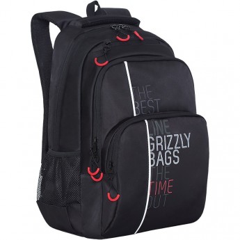 Рюкзак школьный GRIZZLY RU-030-31m черный - красный