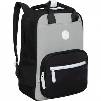 Рюкзак - сумка GRIZZLY RXL-326-3 черный - серый
